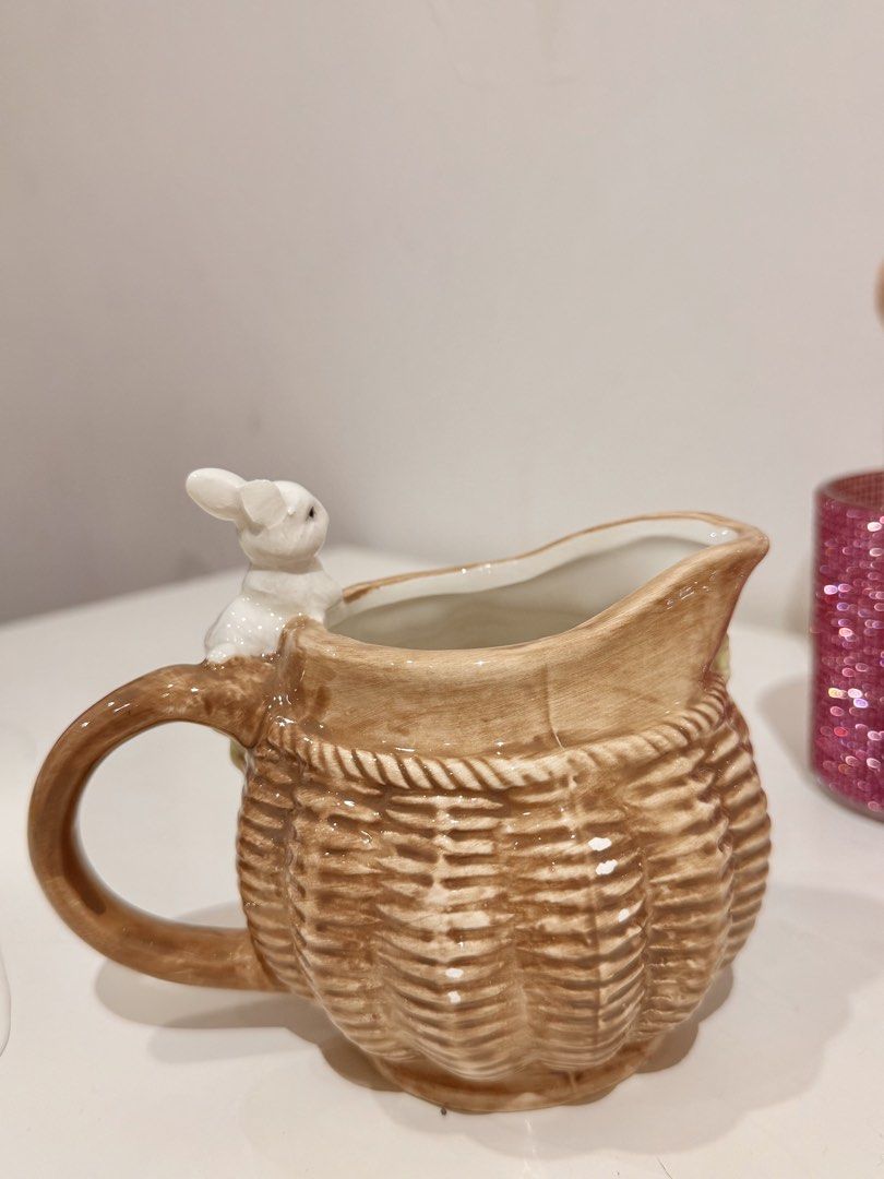 Spring Collection Rabbit Tea Pot Ceramic w/ Flowers (Category: Water Bottles & Tumblers) located in Manila. Submitted by strawberrymelo (Listing ID 1461629180, Image 2). Description: .