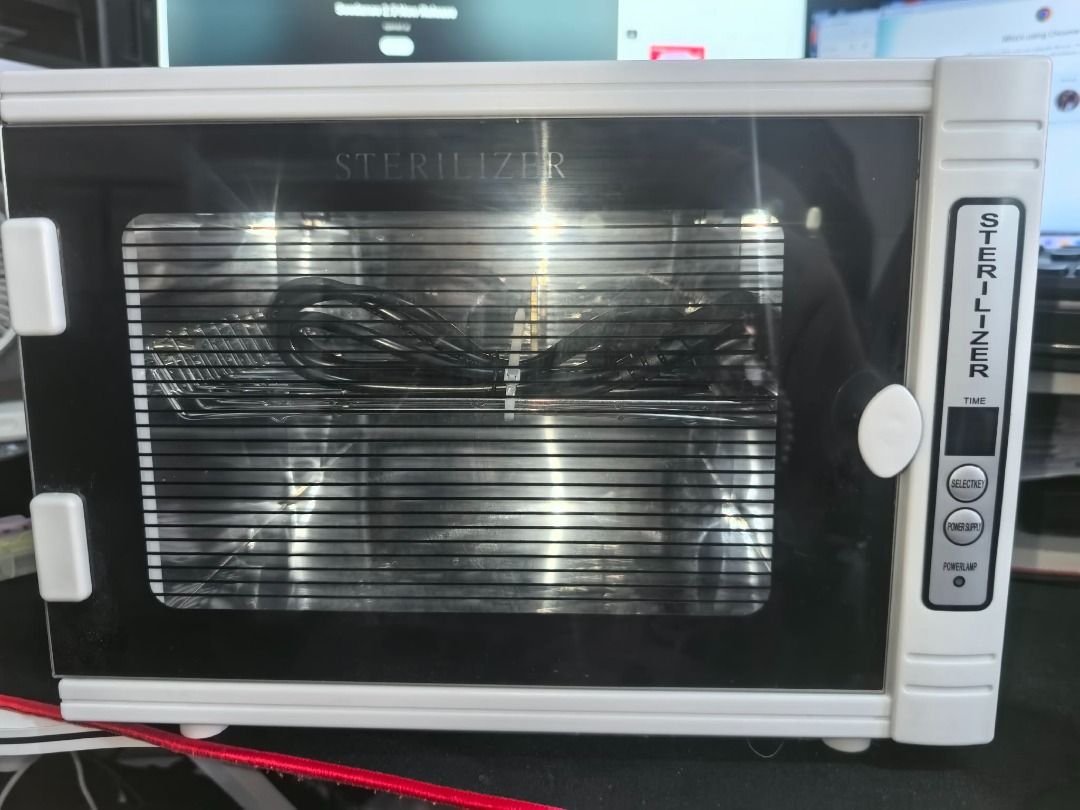 Sterilizer Box with Timer and Power Supply (Category: Medical Supplies & Tools) located in Quezon City. Submitted by suzannegrace (Listing ID 1461769860, Image 3). Description: - Sterilizer box for sale - Digital timer display - Power supply buttons - Interior metal racks - Includes power cord - Great for keeping items clean and sterile - Works well RFS: BRAND NEW NEVER NAGAMIT No box lang po Loc: Novaliches QC. Delivery fee will be shouldered by