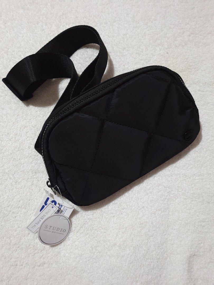 Studio NYC Quilted Nylon Waist Bag (Category: Purses & Pouches) located in Las Pinas. Submitted by epitome.mnl (Listing ID 1461662038, Image 1). Description: 💎Brand New with tag 💎Studio NYC 💎Size One 💎SRP 40USD 💎All items 100% original 📌MOP GCASH or BDO 📌SF Shouldered by the buyer 📌Lalamove/Grab (via sched) 📌Flash / Gogo Express Provincial 80-240 📌Meetups: Las Pinas/Alabang/Laguna via schedule.