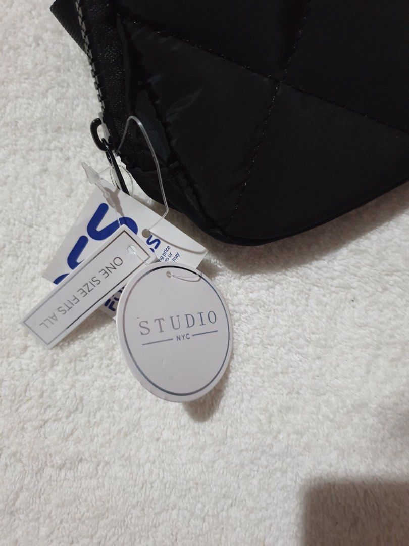 Studio NYC Quilted Nylon Waist Bag (Category: Purses & Pouches) located in Las Pinas. Submitted by epitome.mnl (Listing ID 1461662038, Image 3). Description: 💎Brand New with tag 💎Studio NYC 💎Size One 💎SRP 40USD 💎All items 100% original 📌MOP GCASH or BDO 📌SF Shouldered by the buyer 📌Lalamove/Grab (via sched) 📌Flash / Gogo Express Provincial 80-240 📌Meetups: Las Pinas/Alabang/Laguna via schedule.
