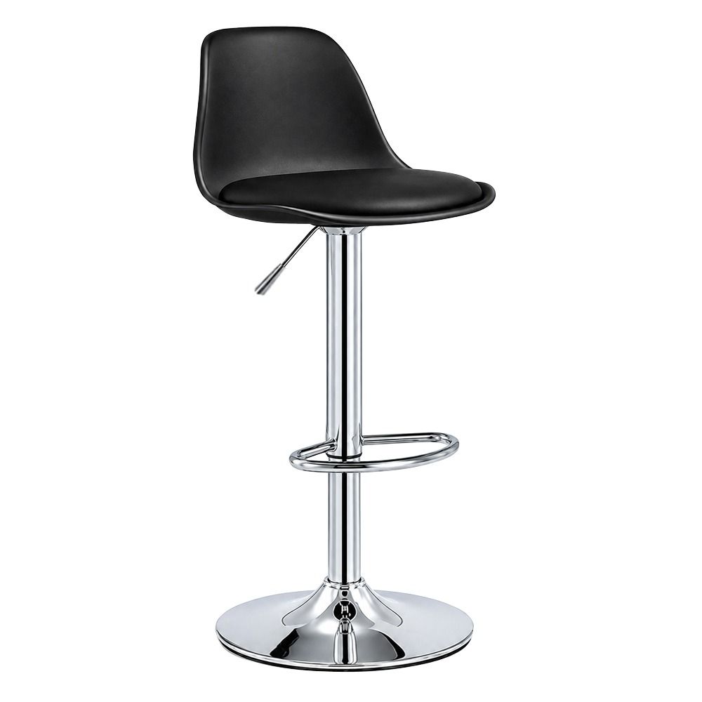 Sumo Leather Bar Chair, New Arrival! (Category: Chairs) located in Quezon City. Submitted by costuless_qc_branch (Listing ID 1461638539, Image 1). Description: Item Code: BS-222SC SALE PRICE: ₱1,499.00 Note: Price may change without prior notice. Sumo Leather Bar Chair ♡ Colors: Black, White ♡ Chair Seating Capacity: 60kgs ♡ Pneumatic height adjustment ♡ Swivel Function ♡ Chrome frame and footrest ♡ PP seat. ♡ The base is made from durable, chrom