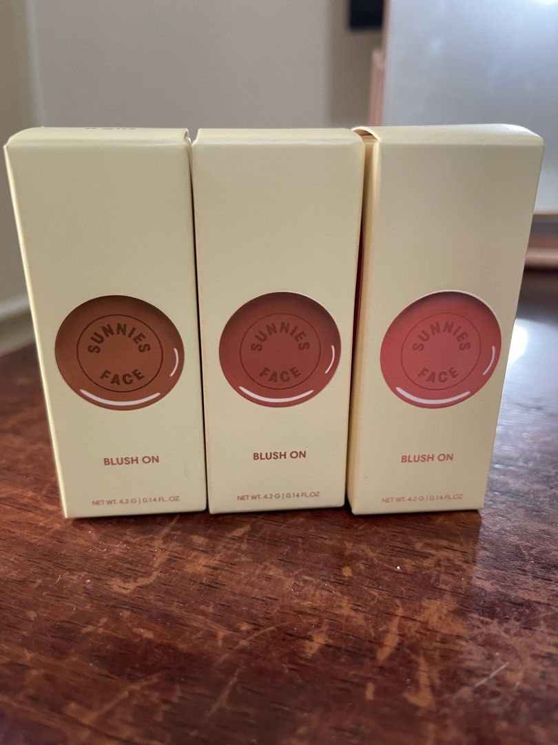 Sunnies Blush (Category: Makeup) located in Quezon City. Submitted by MsCLM (Listing ID 1461662999, Image 2). Description: Sunnies blush super pigmented and long lasting Shades: It girl, Lady, Bebe 300 each! Brand new .