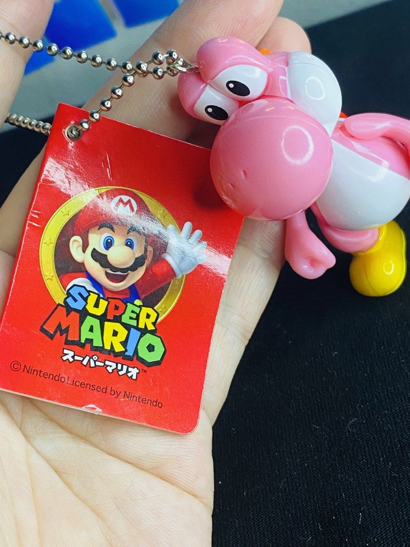 Super Mario Pink Yoshi keychain (Category: Character Goods) located in Manila. Submitted by kawaii_omocha_est2020 (Listing ID 1461769015, Image 2). Description: ✅ Mine Now, Pay Now ✅ Please check all photos for complete details. ✅ Please manage your expectations, most items are preloved and not for those who are sensitive about condition. ✅ Actual color may vary due to lighting conditions. ✅ Due to limited reply quota, I will only entertain serio