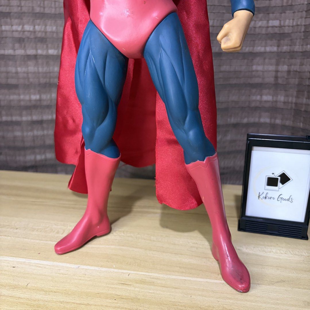 Superman Action Figure (DC COMICS Vintage Toy) (Category: Figurines & Statues) located in Caloocan City. Submitted by lynaldeax (Listing ID 1461595839, Image 3). Description: Superman DC COMICS - With Official Copyright Mold Stamp - Visible signs of wear / paint chips / scuffs Best offer :).