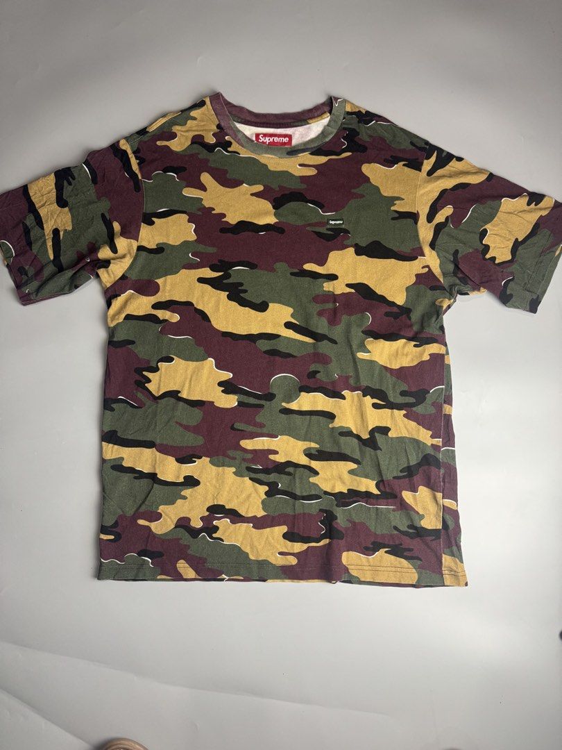 Supreme - Camou Box Logo - Tshirt (Category: Tshirts & Polo Shirts ) located in San Pablo. Submitted by hiddenrygn (Listing ID 1461578015, Image 1). Description: Supreme - Camou Box Logo - Tshirt Size : Medium (22.5” 30.5”) No flaws Excellent to new condition Authentic DM!.