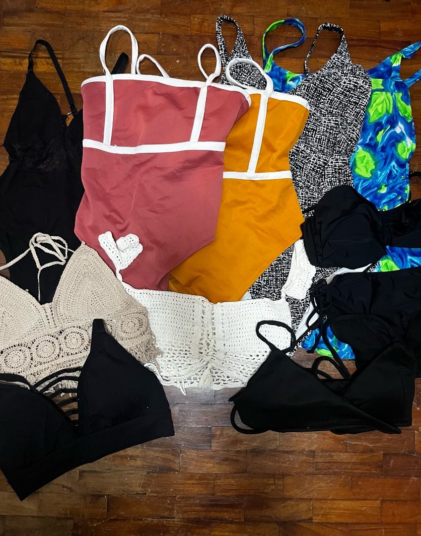 SWIMSUIT BUNDLE 🩱— P250 ONLY! (Category: Bikinis & Swimsuits) located in Manila. Submitted by anngeline_reyes (Listing ID 1461757544, Image 1). Description: Swimwear Bundle 🩱 Price: ₱250 plus shipping • Condition: 10/10 • Size: XS to Medium • Color/Condition: 10/10 “Sure buyer only” ⚠️ Note: Item colors may vary slightly due to lighting conditions, screen settings, and picture editing..