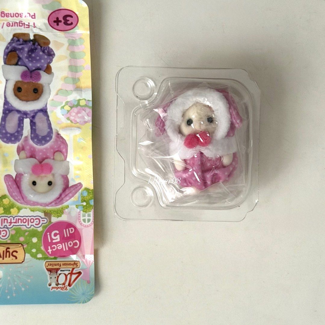 Sylvanian Bunny Pink Flora (Category: Community) located in Makati City. Submitted by kllster08 (Listing ID 1460672486, Image 1). Description: Selling: Sylvanian Colorful Bunny - Pink Flora ₱500 ₱350 1:1 ratio with: smiski approving - ₱499 smiski falling down - ₱499 * all sealed foil - on hand - sealed - brand new fresh pull .