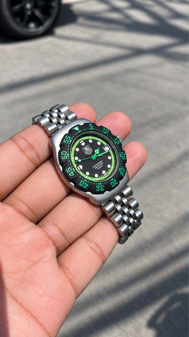 Tag Heuer Formula 1 Classic “Viper” Mens (Category: Men's Watches) located in Caloocan City. Submitted by _alennchan (Listing ID 1461617840, Image 2). Description: Tag Heuer Formula 1 Classic “Viper” Mens - Condition: 9.7/10 - No issue/ Mint condition - Up to 8.5 Wrist Size - Case size approx 37mm - Rotating bezzel - Quartz Movement - Comes with replacement box - Money back if provenfake x10 - 🏷️ ₱19,999 Negotiable Inclusions: Inner box, Outer B