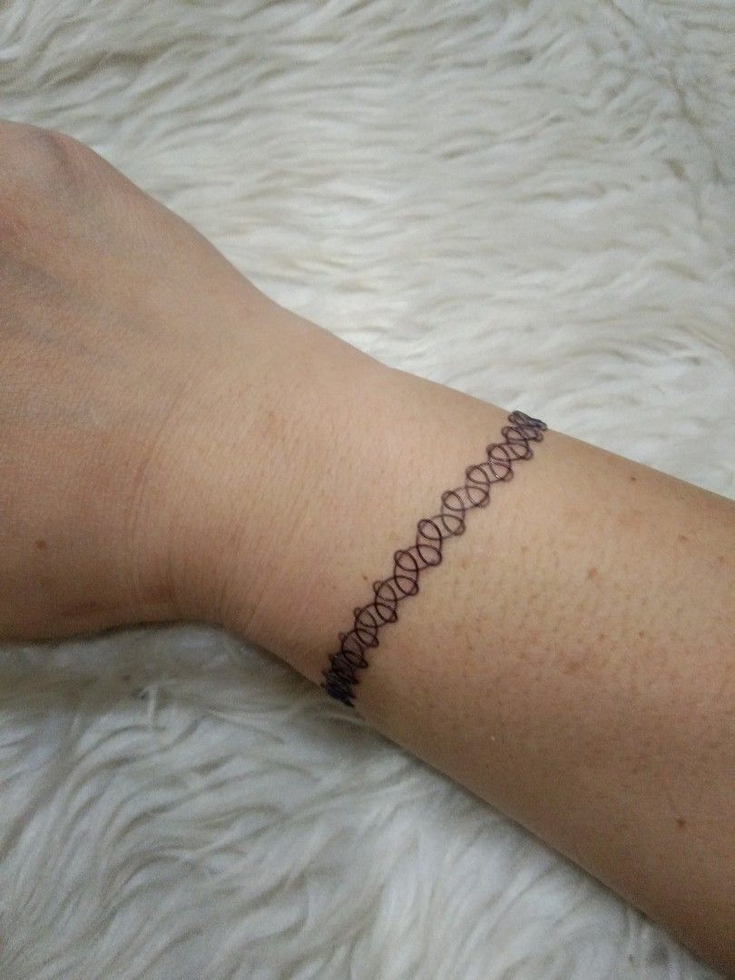 Tattoo style bracelet (Category: Bracelets) located in Quezon City. Submitted by eidorableshop (Listing ID 1461568756, Image 2). Description: .