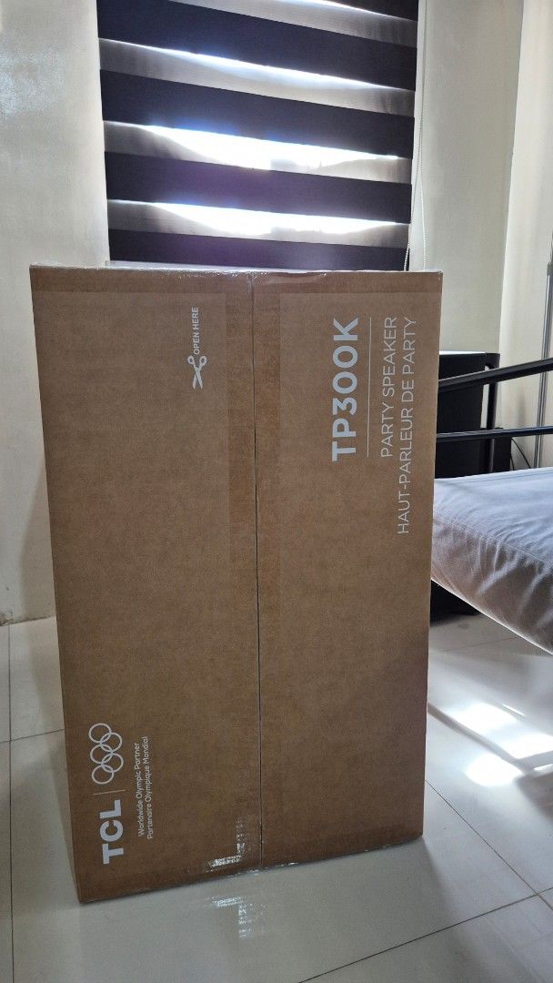 TCL TP300K Party Speaker with Lights (Category: Soundbars, Speakers & Amplifiers) located in Caloocan City. Submitted by greenthumbmnl (Listing ID 1461742509, Image 3). Description: Brand new Sealed, still in the box Newly launched speaker of TCL! Actual pictures posted. (sample speaker for reference only) Rfs: Gift. We have TCL tp300k already. Selling this for only 11,500!. SRP price is 13500 - TCL TP300K Party Speaker - Features vibrant, colorf
