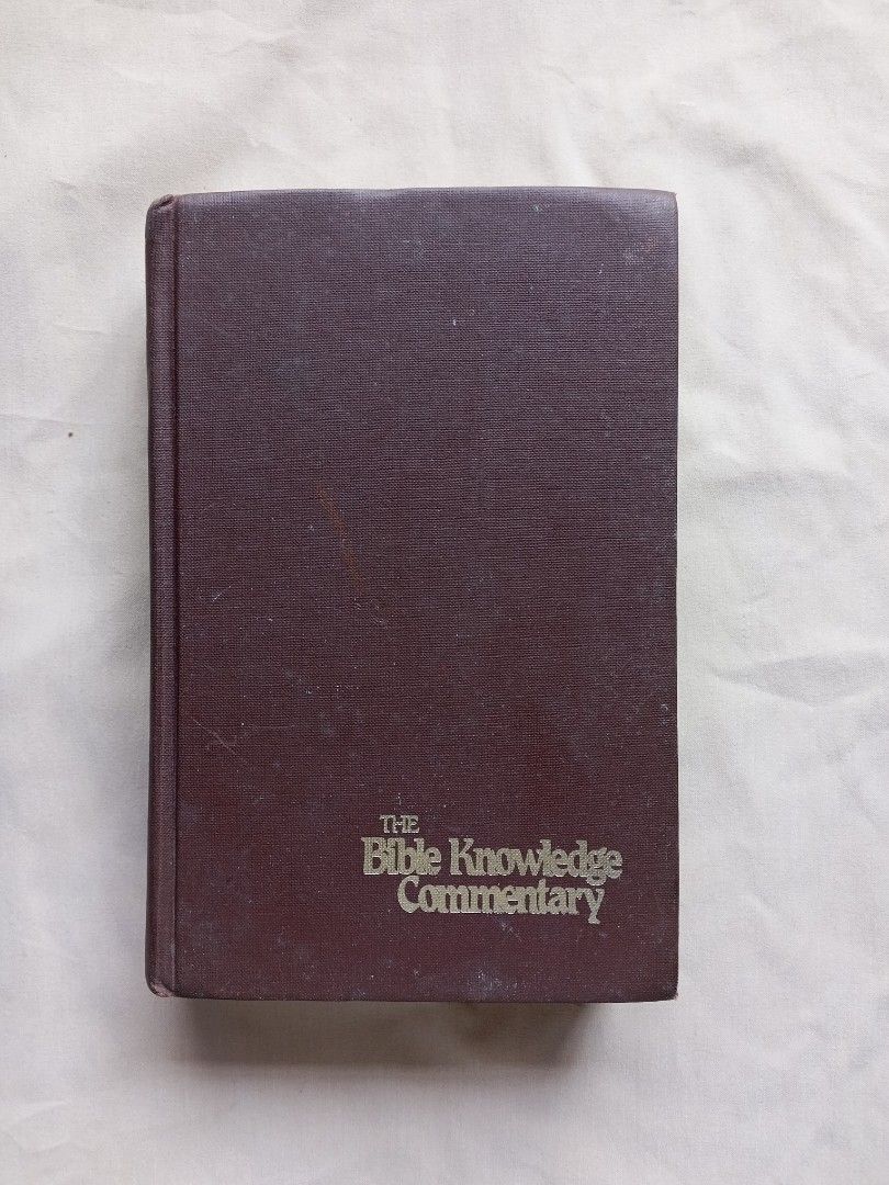 The Bible Knowledge Commentary: New Testament Edition (Category: Religion Books) located in Manila. Submitted by benjchpages (Listing ID 1461619871, Image 2). Description: - The Bible Knowledge Commentary: New Testament Edition - Exposition of scriptures by Dallas Seminary Faculty - Based on the New International Version (NIV) - Edited by John F. Walvoord and Roy B. Zuck - Published by Victor Books.