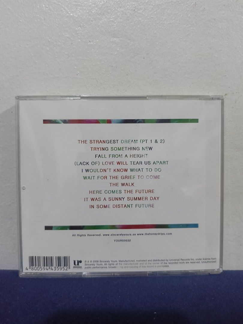 The HoneyDrips - Here comes the future (Category: CDs & DVDs) located in Cavite. Submitted by bodega_ni_kiks11 (Listing ID 1461604414, Image 2). Description: The HoneyDrips - Here comes the future NM ₱200.