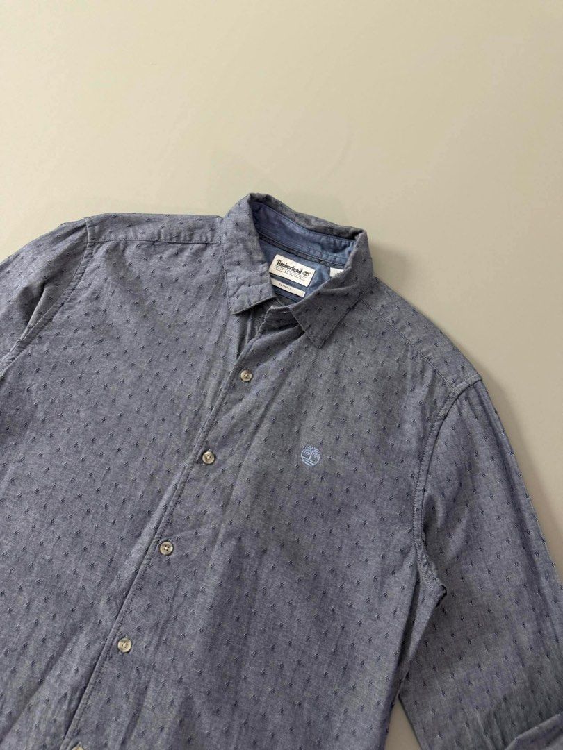 TIMBERLAND (Category: Formal Shirts) located in Guagua. Submitted by sweetboyy (Listing ID 1461583238, Image 3). Description: TIMBERLAND EXCELLENT CONDITION / NO ISSUE SIZE MEDIUM ON TAG / DIMES L29 W21.