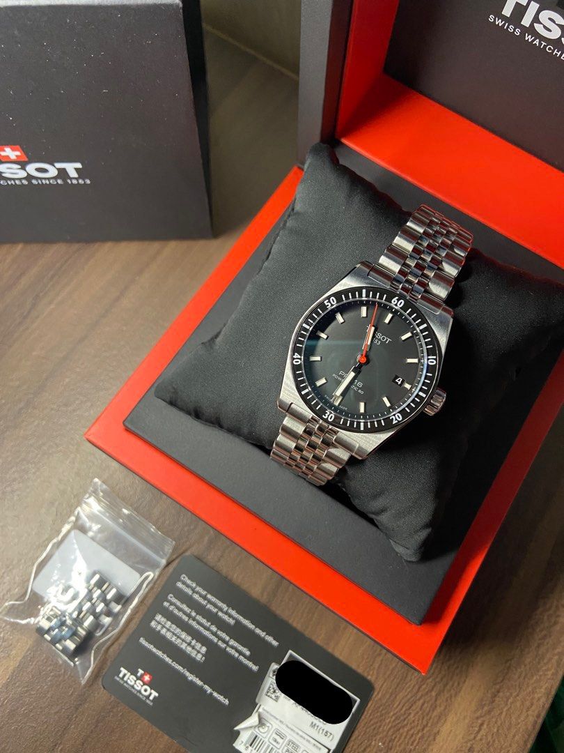 Tissot PR516 Power automatic 80 (Category: Luxury Watches) located in Marikina City. Submitted by kcgge (Listing ID 1461667011, Image 1). Description: Selling Tissot PR516 Power automatic 80 - Durable stainless steel bracelet - Includes original box and extra links - Excellent, well-maintained condition Bought the item at Carnival Cruise line Price is negotiable.