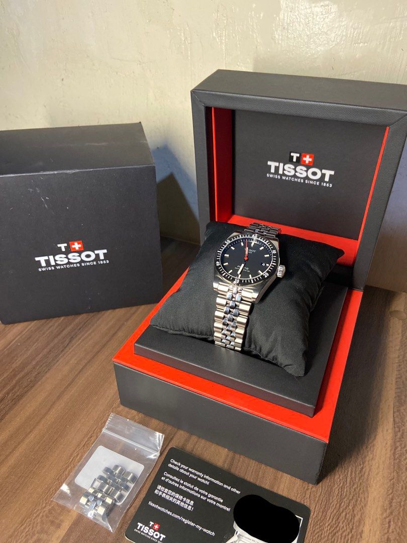 Tissot PR516 Power automatic 80 (Category: Luxury Watches) located in Marikina City. Submitted by kcgge (Listing ID 1461667011, Image 2). Description: Selling Tissot PR516 Power automatic 80 - Durable stainless steel bracelet - Includes original box and extra links - Excellent, well-maintained condition Bought the item at Carnival Cruise line Price is negotiable.