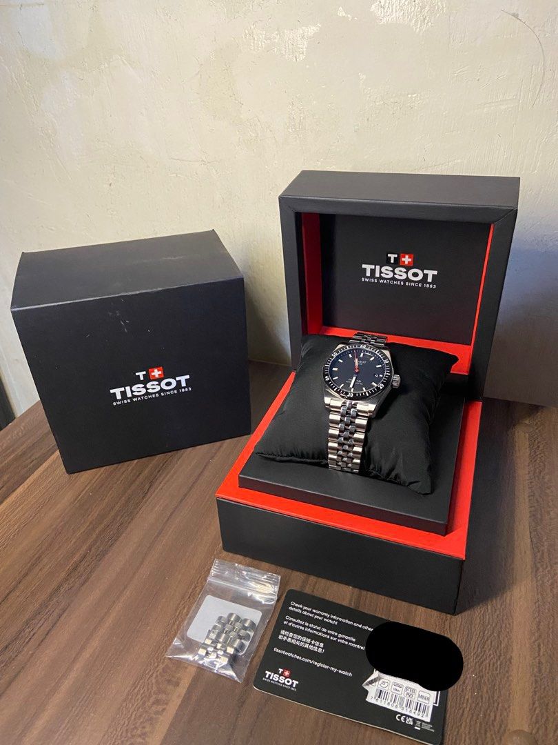 Tissot PR516 Power automatic 80 (Category: Luxury Watches) located in Marikina City. Submitted by kcgge (Listing ID 1461667011, Image 3). Description: Selling Tissot PR516 Power automatic 80 - Durable stainless steel bracelet - Includes original box and extra links - Excellent, well-maintained condition Bought the item at Carnival Cruise line Price is negotiable.