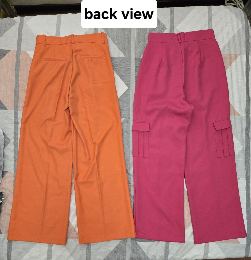 Tm2pc trouser H&M and cargo pants (Category: Other Bottoms) located in Manila. Submitted by chocomoose (Listing ID 1461587412, Image 2). Description: price is for 2pc na. makapal tela. maganda ang bagsak size XS.
