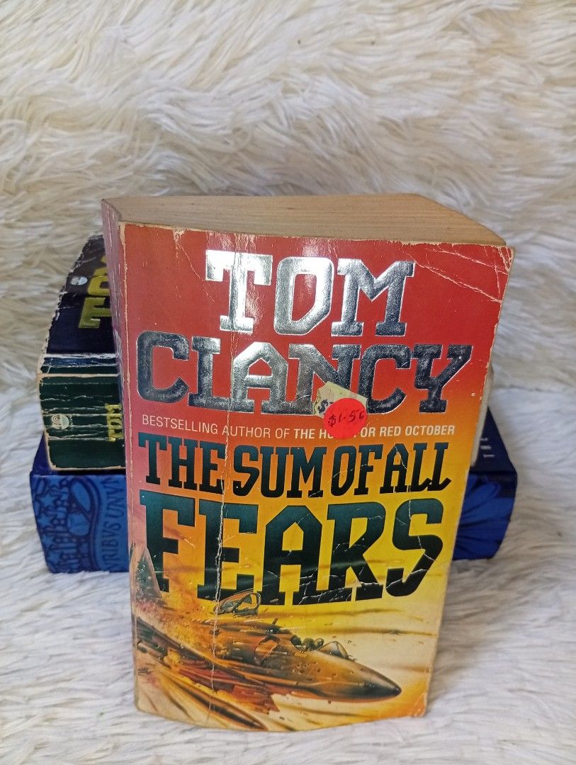 Tom Clancy Books (Category: Storybooks) located in Caloocan City. Submitted by Trendy_Sulit_Deals (Listing ID 1461718482, Image 2). Description: 📚 Tom Clancy Classic Thriller Collection For fans of military fiction, political thrillers, and action-packed espionage stories. Own a collection of bestselling novels from Tom Clancy, one of the most acclaimed authors of military and techno-thriller fiction. ✨ Included Titles: The Sum of All Fears – Pa
