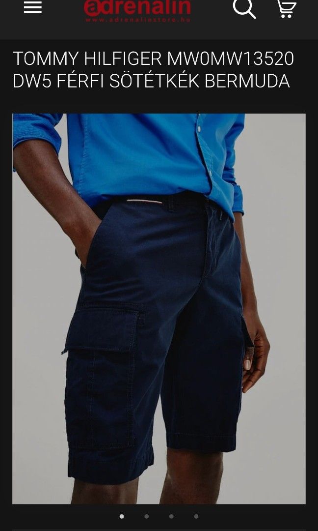 TOMMY HILFIGER CARGO SHORT (Category: Shorts) located in Ozamiz City. Submitted by 2nd.sight (Listing ID 1461656482, Image 3). Description: *wash b4 wearing (fresh from bale) Size:33 W:34 L: 21.5 hem: 10 like new.