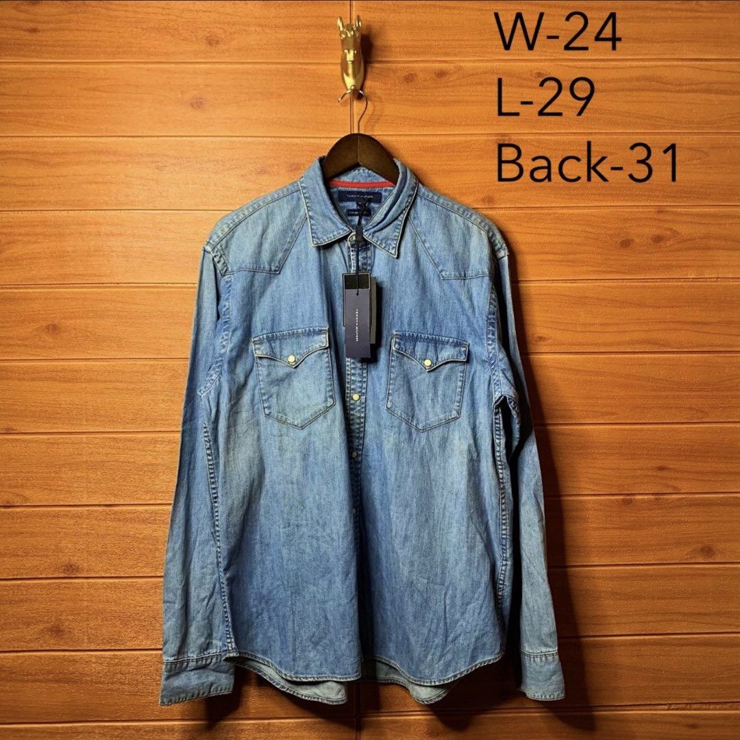Tommy Hilfiger Denim Button down (Category: Formal Shirts) located in Quezon City. Submitted by donklasiko (Listing ID 1461582083, Image 2). Description: Condition: 9.5+/10 Pristine condition Issue: non Refer to the dimension 🤗 PM FOR MORE DETAILS NO RETURN, NO EXCHANGE & NO REFUND! ✅I ALSO ACCEPT TRADE/SWAP TO ANYTHING JUST DROP YOUR OFFER Please manage your expectations, this is a secondhand item. What you see is what you get 😊 💵MOP: GCASH, 