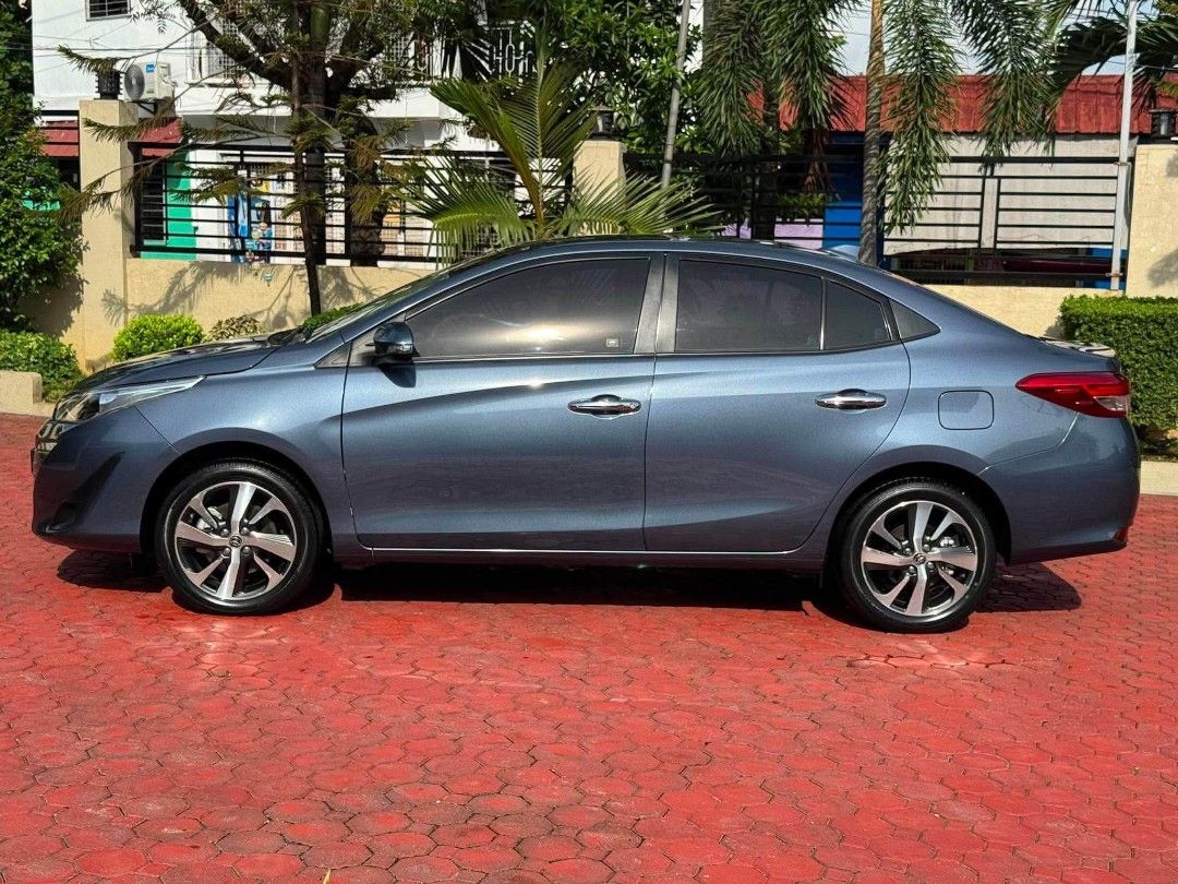 Toyota Vios G Auto (Category: Used Cars) located in Manila. Submitted by jonahb888 (Listing ID 1461621578, Image 3). Description: TOYOTA VIOS 1.5G 2020 💯 FRESH UNIT IN AND OUT! ☑️ 39,000++ kms only; original mileage, scan and check all you want 💯 ☑️ GRAYISH BLUE MICAH METALLIC color ☑️ Automatic Transmission ☑️ PUSH START ☑️ w/ PADDLE SHIFTERS ☑️ 2 sets of keys ☑️ Newly changed tires ☑️ All original paint ☑️ Casa maintained and in pristine cond