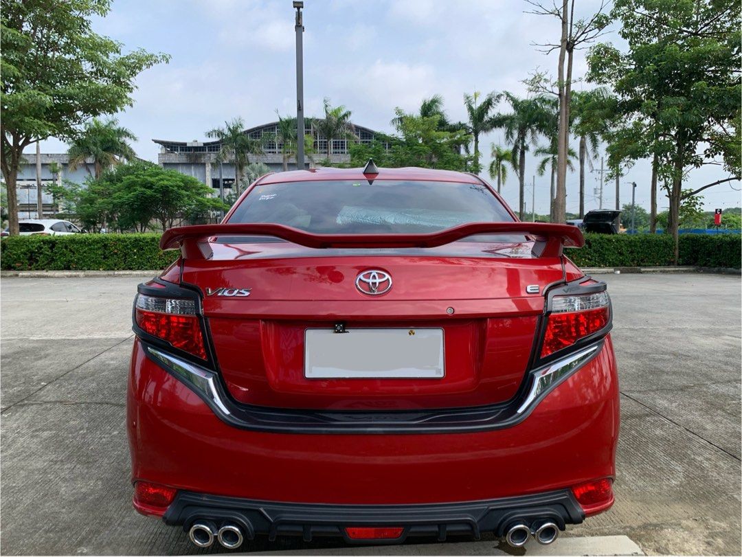 Toyota Vios Toyota Vios 1.3 E Auto (Category: Used Cars) located in Manila. Submitted by mixielyx (Listing ID 1461583192, Image 3). Description: 2017 Toyota Vios 1.3 E AT Mica Red Mileage: 47,808 •No history of of accident/flood •Replaced Mags: 2025 •Replaced Tires: 2024 •Registered until May 2027 •Gas and Go Negotiable upon viewing 📍 Brgy. Catmon, Sta. Maria, Bulacan.