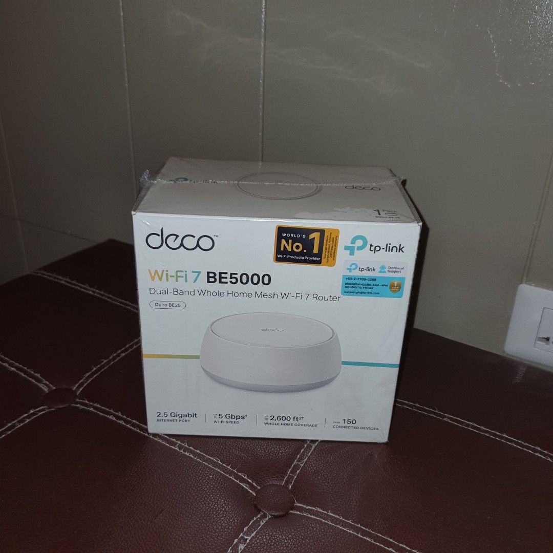 Tp link deco be5000 wifi 7 mesh wifi router be25 (Category: Craft Supplies & Tools) located in Pasig City. Submitted by last_price_posted (Listing ID 1461698597, Image 3). Description: .