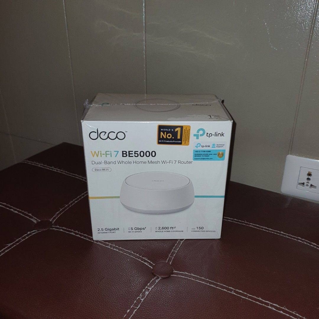 Tp link deco be5000 wifi 7 mesh wifi router be25 (Category: Craft Supplies & Tools) located in Pasig City. Submitted by last_price_posted (Listing ID 1461698597, Image 1). Description: .