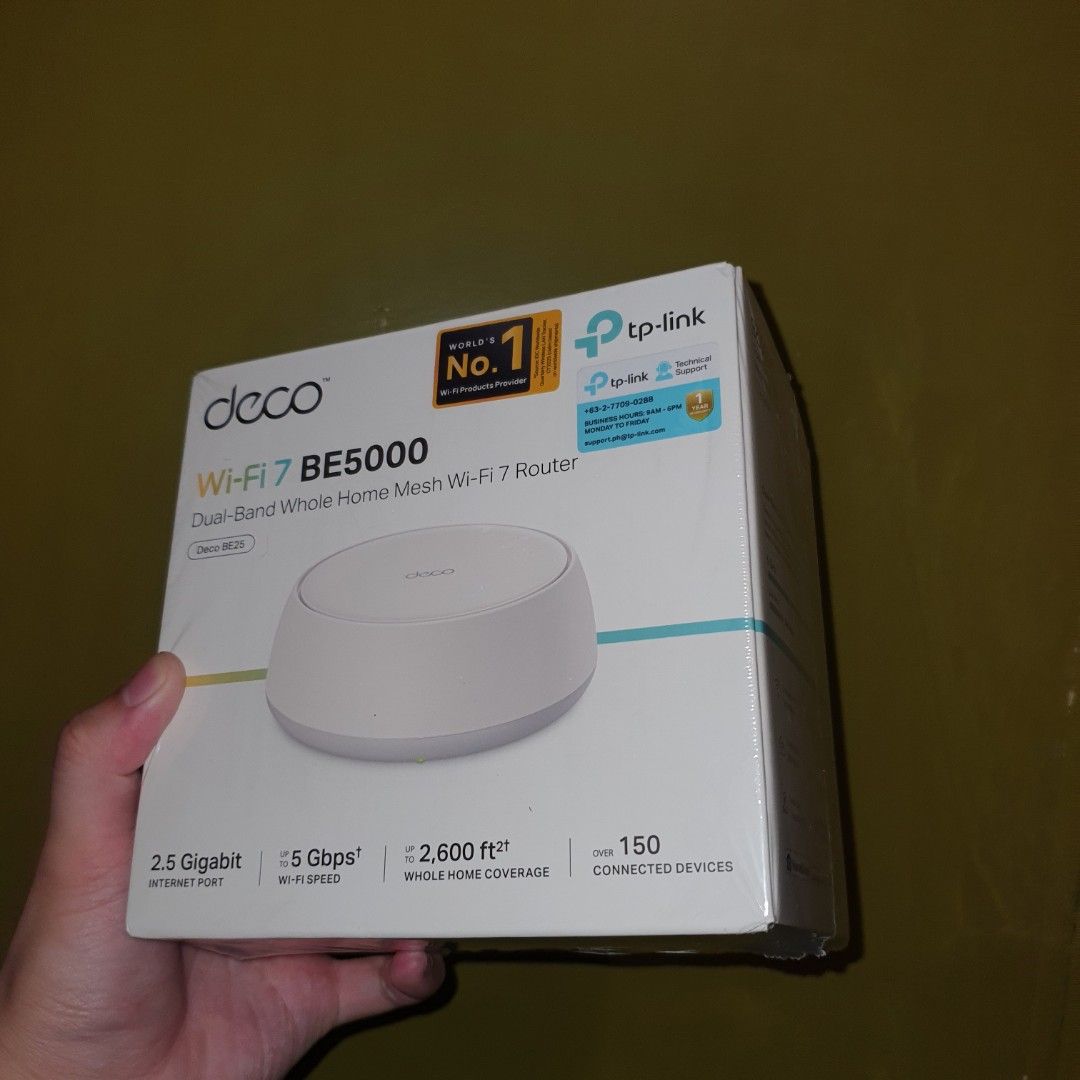 Tp link deco be5000 wifi 7 mesh wifi router be25 (Category: Craft Supplies & Tools) located in Pasig City. Submitted by fasttech01 (Listing ID 1461701645, Image 3). Description: .