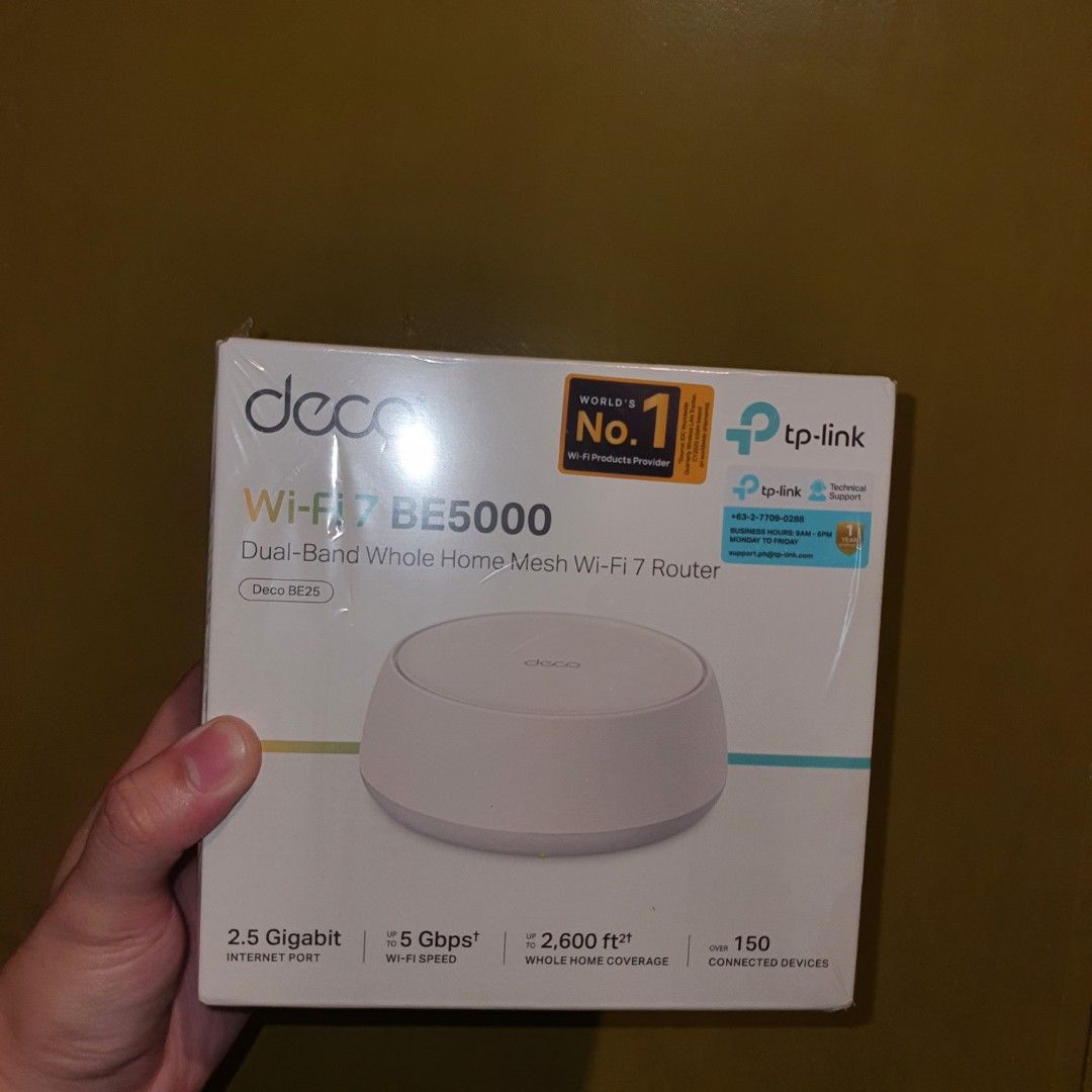 Tp link deco be5000 wifi 7 mesh wifi router be25 (Category: Craft Supplies & Tools) located in Pasig City. Submitted by fasttech01 (Listing ID 1461701645, Image 2). Description: .