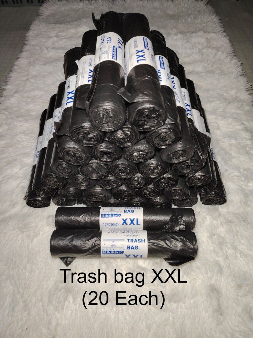 Trash bag size XXL (Category: Waste Bins & Bags) located in Manila. Submitted by jhaymar_hernandez (Listing ID 1461629645, Image 2). Description: Trash bag size XXL 20 Pesos Each Location Cogeo Gate 2 Antipolo City.