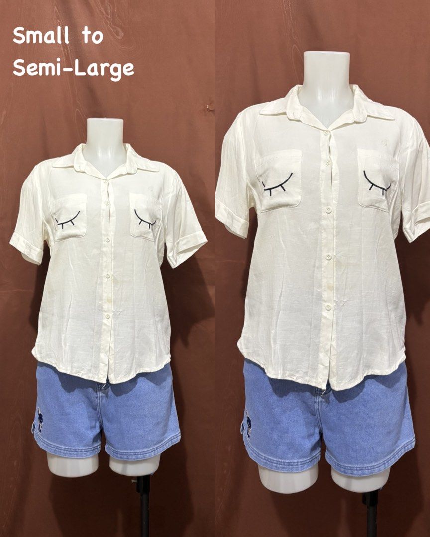 Trendy Polo Blouse and Tops (Category: Blouses) located in Tumauini. Submitted by prelovedbyjael (Listing ID 1461617384, Image 2). Description: 120 pesos each. Price negotiable. Magaganda po lahat yan. No flaws. Size indicated in each photo. You can message me for more pictures..