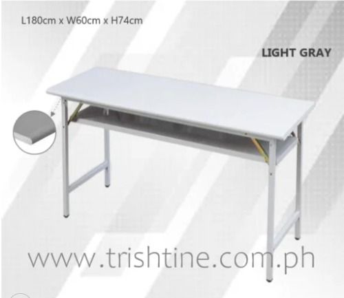 TRT-010 | Foldable Training Table Bullnose Edge (Category: Office Furniture & Fixtures) located in Caloocan City. Submitted by jimkirt.tristine.ph (Listing ID 1461616872, Image 1). Description: Dimension: W180xD60xH74 cm Material: HPL tabletop, Steel Legs *bullnose edge *available with or without second layer Finish: Light Gray DISCLAIMER: PRICE IS FOR POSTING PURPOSES ONLY.