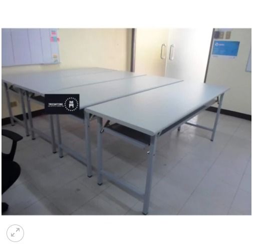 TRT-010 | Foldable Training Table Bullnose Edge (Category: Office Furniture & Fixtures) located in Caloocan City. Submitted by jimkirt.tristine.ph (Listing ID 1461616872, Image 2). Description: Dimension: W180xD60xH74 cm Material: HPL tabletop, Steel Legs *bullnose edge *available with or without second layer Finish: Light Gray DISCLAIMER: PRICE IS FOR POSTING PURPOSES ONLY.