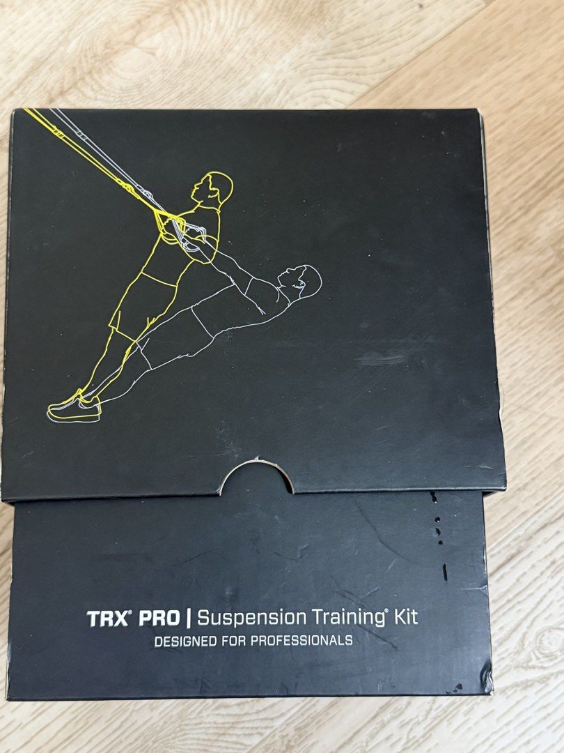 TRX PRO Suspension Training Kit (Category: Toning & Stretching Accessories) located in Singapore. Submitted by 2ofakind (Listing ID 1461675813, Image 1). Description: - TRX PRO Suspension Training Kit - Ideal for professional use - Enables full-body workouts anywhere - Includes trainer, anchors, straps, and carry bag - Highly versatile for effective training.