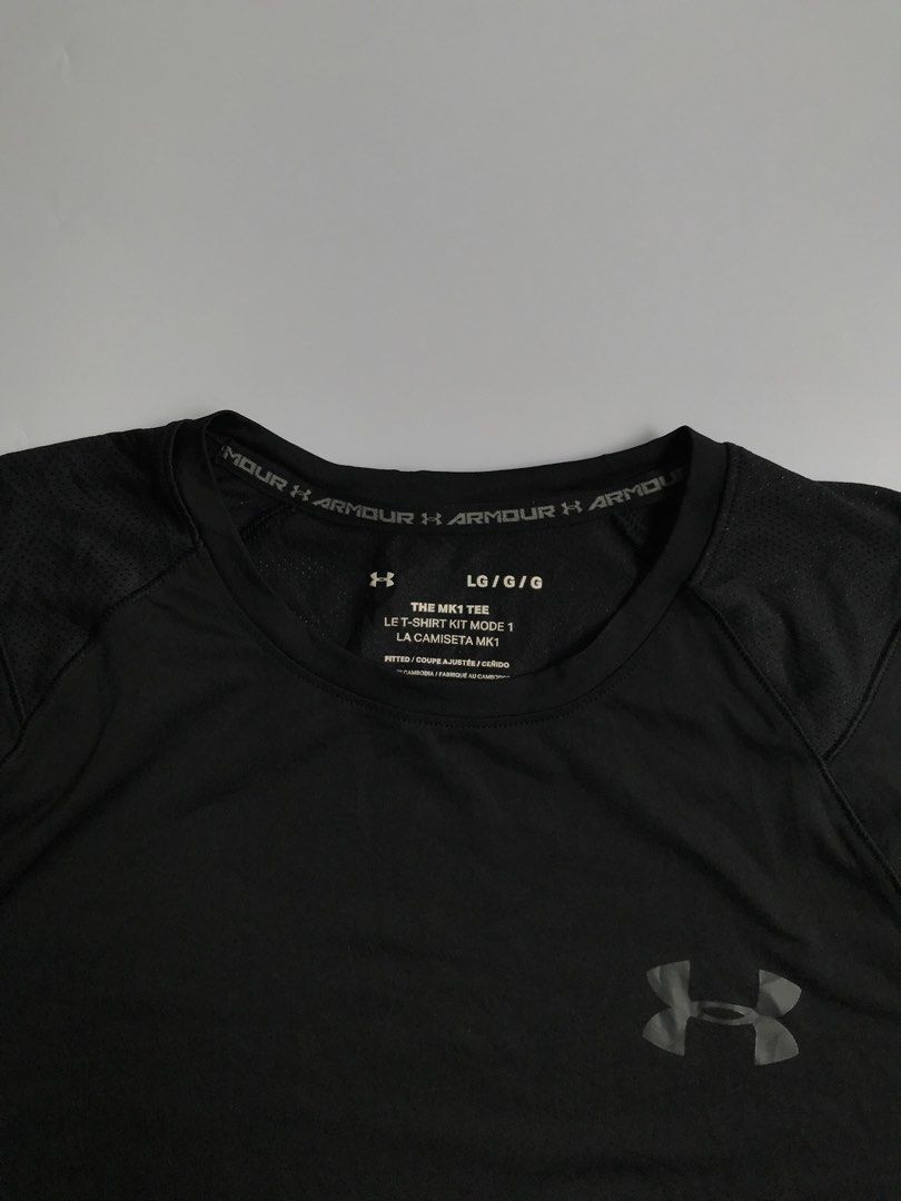 UNDER ARMOUR DRI FIT SHIRT (Category: Tshirts & Polo Shirts ) located in Aurora. Submitted by thrillthriftfinds123 (Listing ID 1461619379, Image 3). Description: UNDER ARMOUR DRI FIT SHIRT SIZE LARGE ON TAG NO ISSUE GOOD CONDITION PANG GYM NIYO OR PANG PICKLE 9.5 COLOR RATE .
