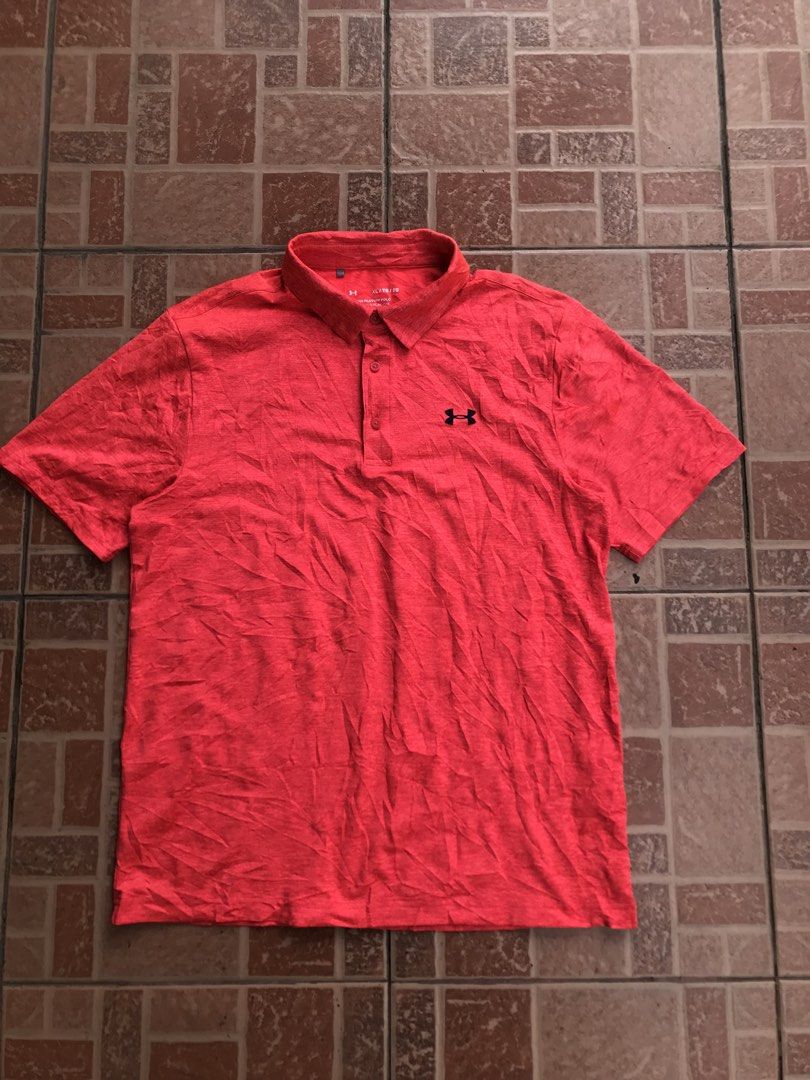 Under Armout The Playoff Polo (Category: Tshirts & Polo Shirts ) located in Cebu City. Submitted by thriftlangniedd (Listing ID 1461635339, Image 2). Description: Size XL Dimes 23 x 29 No hidden issue Brandnew condition Color rate 9.8/10 Fast-Drying 4-Way Stretch Moisture Wicking Anti-Odor.