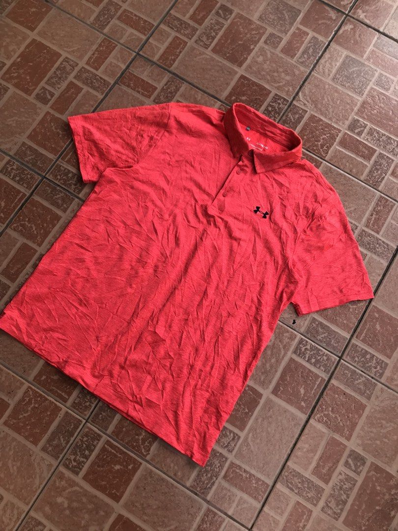Under Armout The Playoff Polo (Category: Tshirts & Polo Shirts ) located in Cebu City. Submitted by thriftlangniedd (Listing ID 1461635339, Image 3). Description: Size XL Dimes 23 x 29 No hidden issue Brandnew condition Color rate 9.8/10 Fast-Drying 4-Way Stretch Moisture Wicking Anti-Odor.
