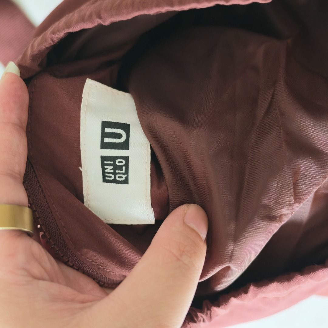 Uniqlo | U Drawstring Bag (Category: Cross-body Bags) located in Taguig. Submitted by tureesha (Listing ID 1461678281, Image 3). Description: RFS: Decluttering + Too Many Bags 📌 PLEASE READ BEFORE SENDING AN OFFER 📸 CONDITION • As described and shown in photos. Please review all photos and the description before offering. Feel free to ask for more photos or details, happy to send. ✅ ALL SALES ARE FINAL • No returns or refunds once handed over. 