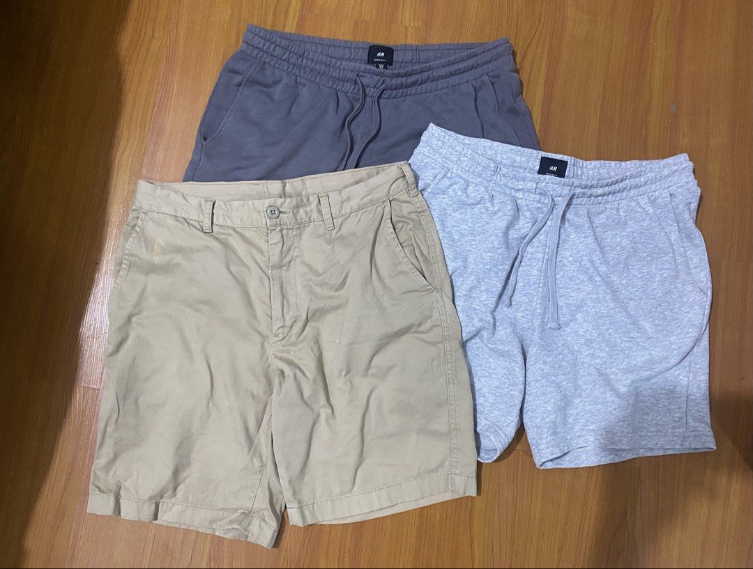 Uniqlo Chino Shorts (Category: Shorts) located in Manila. Submitted by legitzgoodz (Listing ID 1461664369, Image 1). Description: Uniqlo Chino Shorts Price: 350 Color: Beige (9/10) Size: Medium Issue: Stain sa pocket area H&M Sweat Shorts Price ❌SOLD ❌ Color: Gray (10/10) Size: Medium No issue H&M Sweat Shorts Price ❌SOLD❌ Color: Light Gray (10/10) Size: Medium Issue: Small unnoticeable dot stain, very minimal Location: Mandaluyong Payment: Gcash