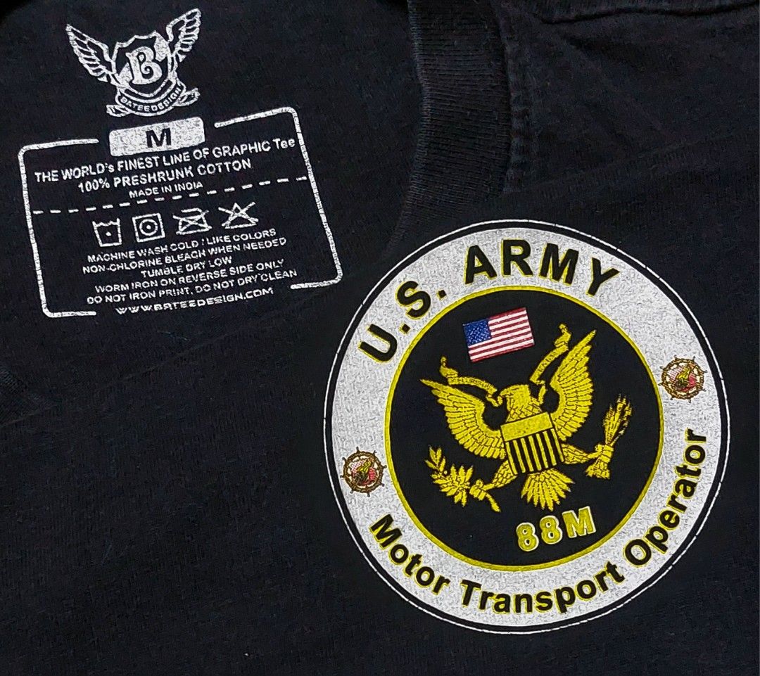 US Army MTO Shirt (Category: Activewear) located in Baguio. Submitted by wagwagan_001 (Listing ID 1461713211, Image 2). Description: excellent medium 20 x 27.