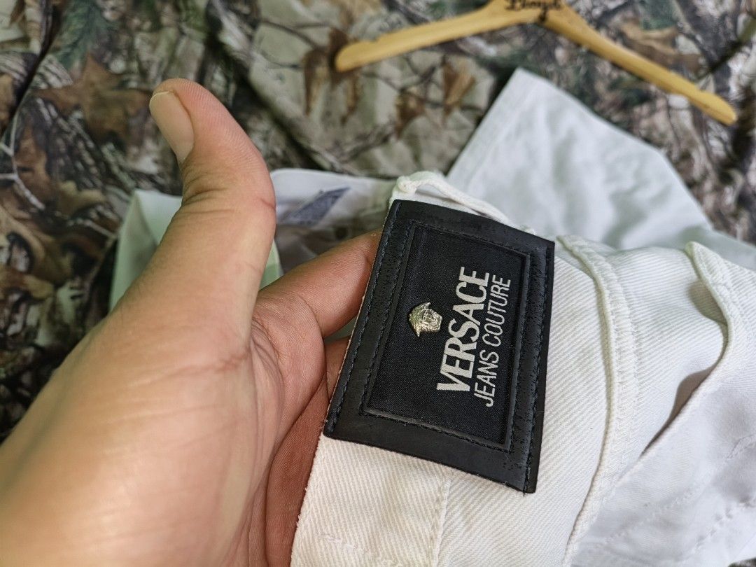 Versace couture (Category: Jeans) located in Manila. Submitted by chavez_lloyd (Listing ID 1461580935, Image 1). Description: #WTS Vrsace Jeans Couture pants Waistline: 28-29 Length: 41 button fly Excellent cond Location: negross occidental.