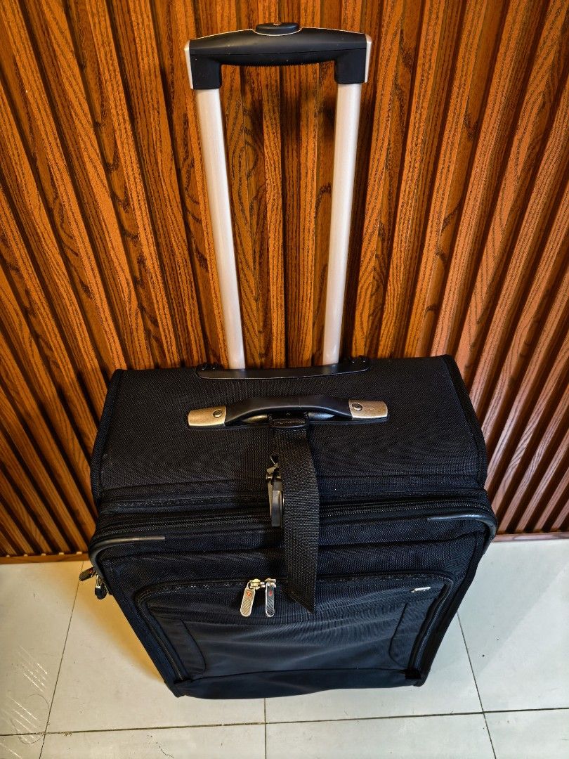 Victorinox Medium Luggage (Category: Luggage) located in Manila. Submitted by uno001 (Listing ID 1461601604, Image 2). Description: Brand: Victorinox 🇯🇵 Original From Japan ✅ 💯 Legit Brand ✅ Medium to Large Check luggage ✅ H25" xW18" x D12 Inches ✅ High Quality Body ✅ Heavy Duty Guaranteed ✅ 2 Wheels All smooth ✅ Telescopic Aluminum Handle ✅ Multi Functional Interior..