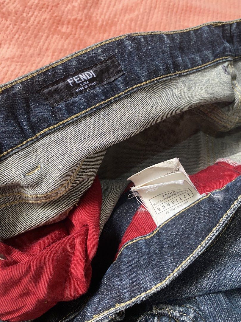 Vintage Fendi Pants (Category: Activewear) located in Quezon City. Submitted by yoshitandie (Listing ID 1461664023, Image 2). Description: Vintage Fendi Pants W/Patches monster❗️ -Good condition -No flaws need wash -Size 36. 53 Haba All details posted.