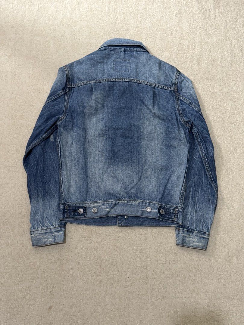 Vintage Levi’s Type II Denim Jacket (Category: Coats, Jackets and Outerwear) located in Angeles City. Submitted by luigisells (Listing ID 1461754523, Image 2). Description: Size S on tag fits M L24.5” W19.5” Excellent Condition Issue/s: none MOP: Gcash or Bank Transfer Courier: J&t Express.