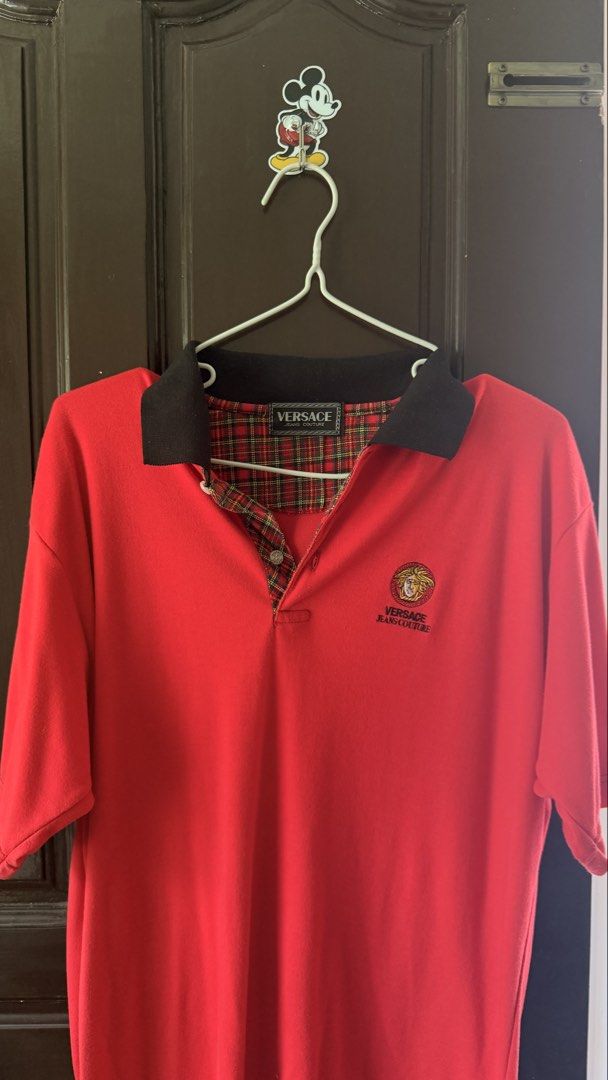 Vintage Versace polo top (Category: Formal Shirts) located in San Fernando. Submitted by goodiespin (Listing ID 1461578567, Image 1). Description: Offer lang po kayo .