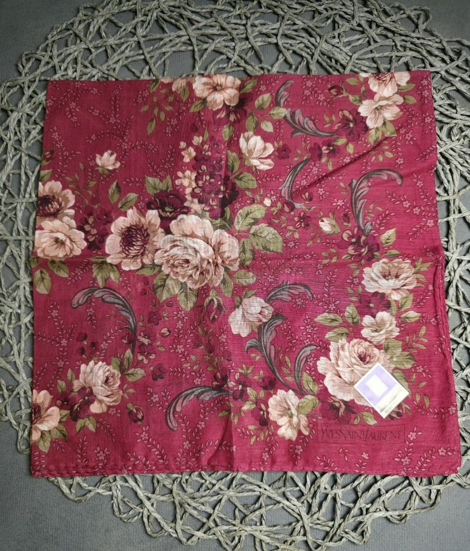 Vintage YSL Handkerchief (Category: Luxury Accessories) located in Zamboanga. Submitted by lunavinum (Listing ID 1461632363, Image 2). Description: .