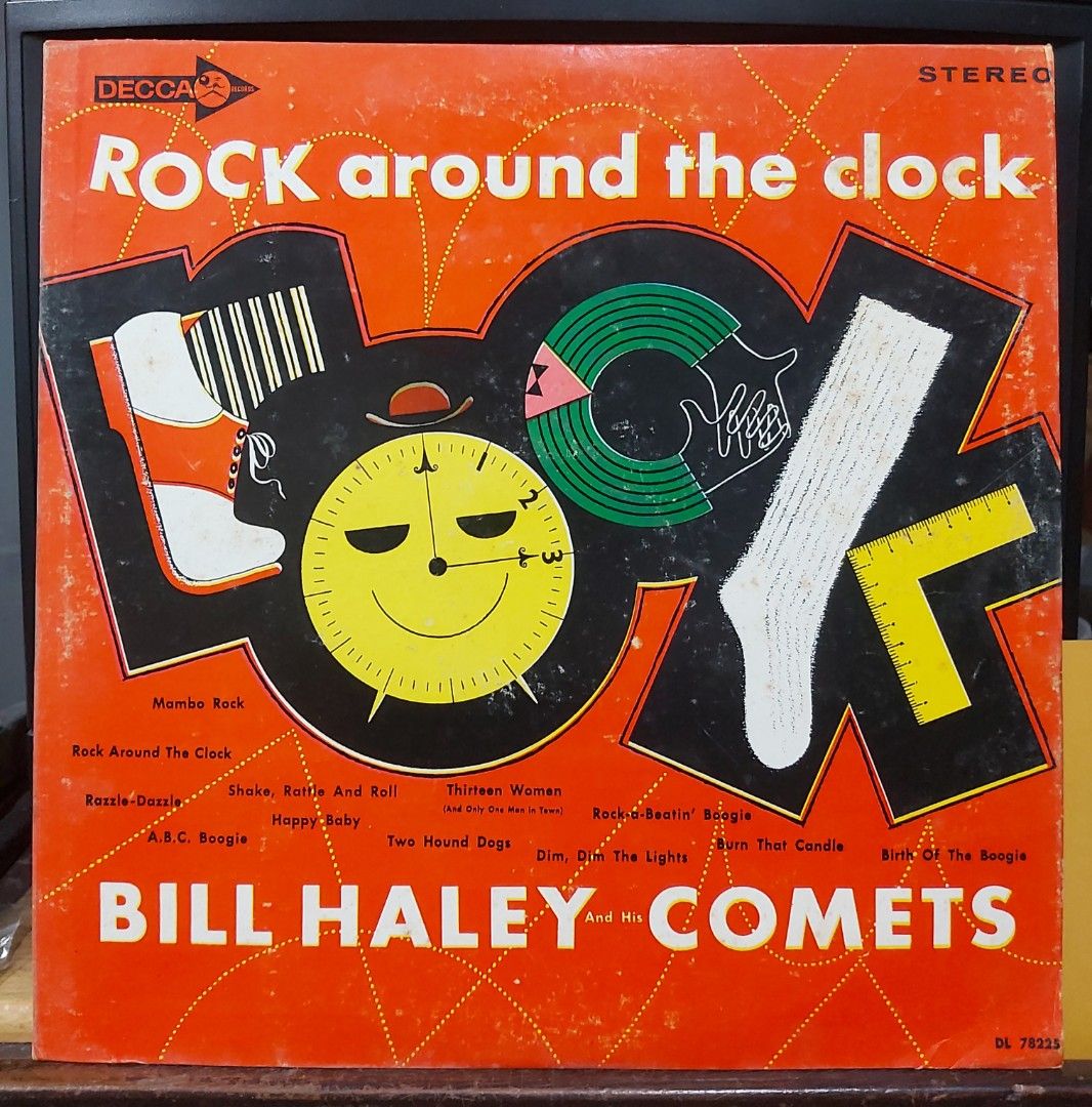 vinyl Bill Haley & His Comets - Rock Around The Clock (open) (Category: Vinyls) located in Antipolo. Submitted by rlt1870 (Listing ID 1461567342, Image 1). Description: record and cover in good condition. some light scratches no skips. local vinyl. - Classic rock and roll vinyl by Bill Haley and His Comets. - Features the iconic hit song 'Rock Around The Clock'. - A must-have for any vintage music collection. - Includes other popular tracks like 