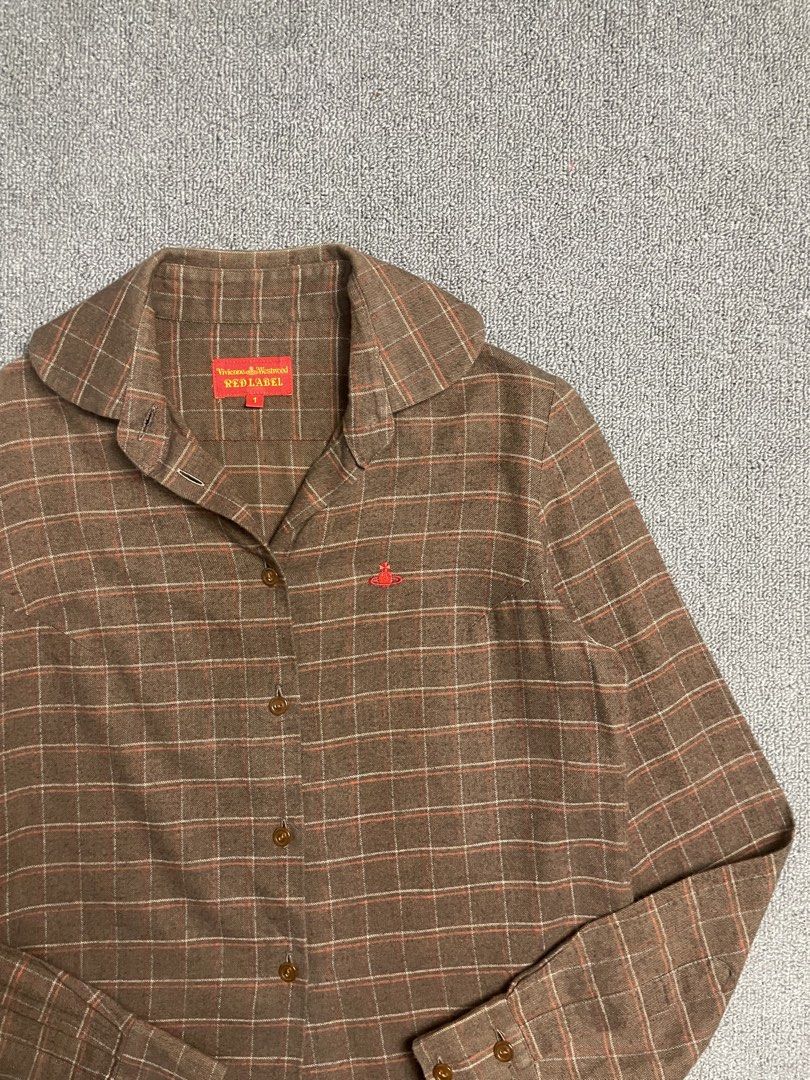 Vivienne westwood plaid longsleeve (Category: Longsleeves) located in Quezon City. Submitted by cozy_thrifting (Listing ID 1461717675, Image 2). Description: No issue Excellent condition 18 width 24 length .