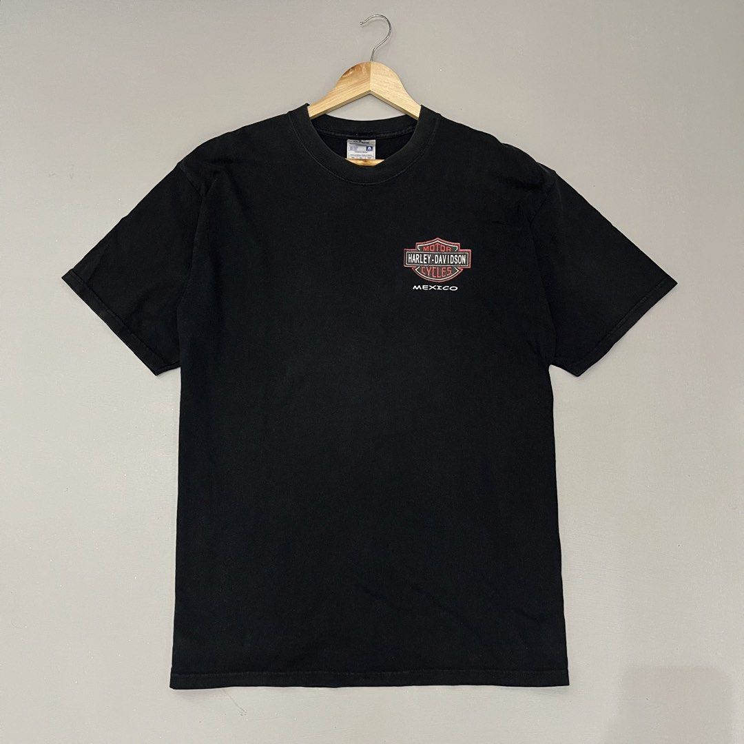 Vtg Harley Davidson (Category: Activewear) located in Los Banos. Submitted by 4030.archives. (Listing ID 1461772740, Image 2). Description: Vtg Harley Davidson 1000 Pesos XL Length : 29 inches Width : 22.5 inches Used.